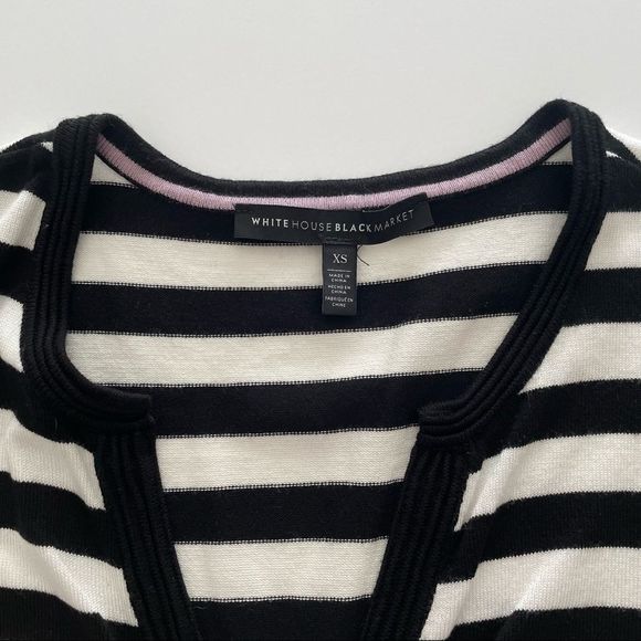 [white house black market] stripe cardigan - Picture 9 of 15